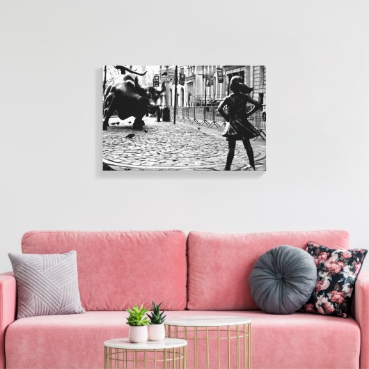 Das Furchtlose Mädchen Leinwanddruck (Insitu (Wohnzimmer))