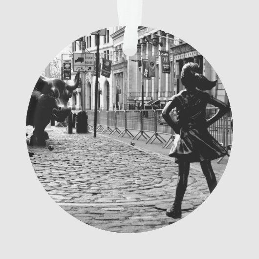 Das Furchtlose Mädchen Ornament (Rückseite)