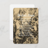 Das Fürstengebet Begleitkarte (Vorne/Hinten)