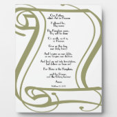 Das Fürstengebet Fotoplatte (Vorderseite)