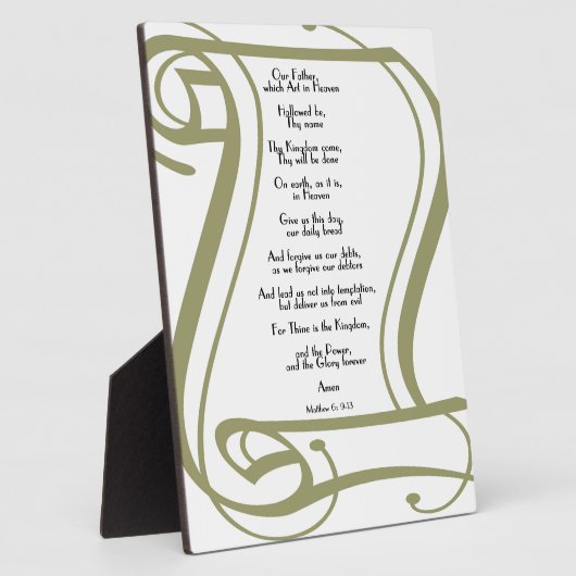 Das Fürstengebet Fotoplatte (Seite)