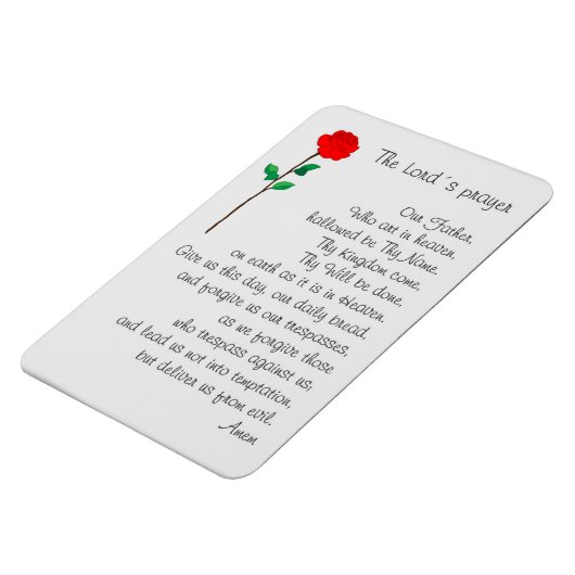 Das Fürstengebet Magnet (Linke Seite)