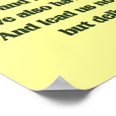 Das Fürstengebet Poster (Ecke)