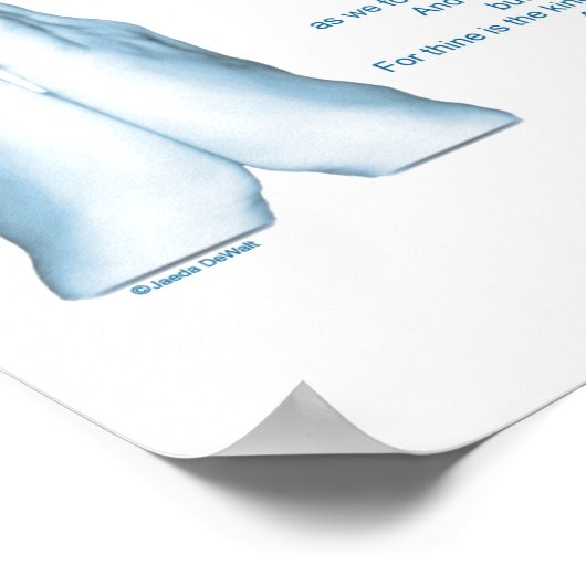 Das Fürstengebet Poster (Ecke)