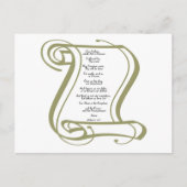 Das Fürstengebet Postkarte (Vorderseite)