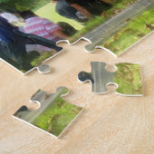 Das Fußballspiel sehen Puzzle (Seite)