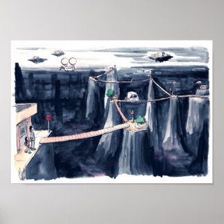 Das Fußgängererlebnis in den USA Poster