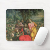 Das Füttern der fünf tausend, c.1590 Mousepad (Mit Mouse)