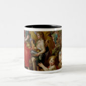 Das Füttern der fünf tausend Zweifarbige Tasse (Mittel)