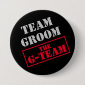 Das G-Team Team Groom Button (Vorderseite)