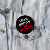 Das G-Team Team Groom Button (Beispiel)
