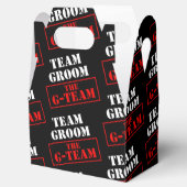 Das Gable für das Team der G-Teams Geschenkschachtel (Geöffnet)