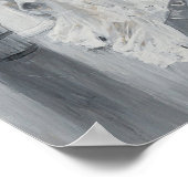 Das Gala Vintage Modegemälde Frauenposter Poster (Ecke)