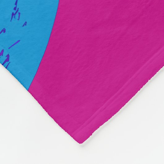 Das Galaxy-Reiten - Scooter Rider Fleece Blanket (Ecke)