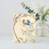 Das Gale von George Barbier Postkarte (Stehend Vorderseite)