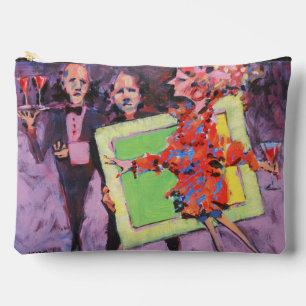 Das Galeriespiel Malerei / Künstler Larry Lerew Zubehörtasche