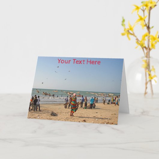 Das Gambia Karte (Gelbe Blume)