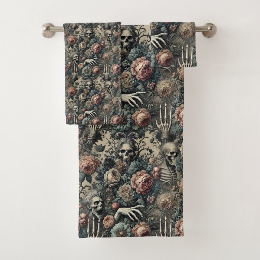 Das Gambit von Ghoul - gotisch Viktorianisch Badhandtuch Set (Insitu)