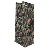 Das Gambit von Ghoul - gotisch Viktorianisch Geschenktüte Für Weinflaschen (Rückseite Schrägansicht)