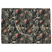 Das Gambit von Ghoul - gotisch Viktorianisch Große Geschenktüte (Rückseite)