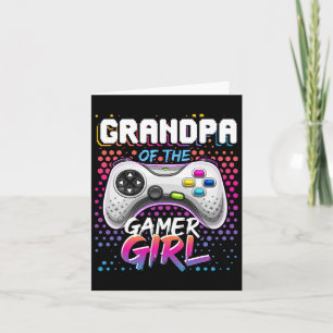 Das Gamer Girl Matching Video Game Birthday Gif Karte