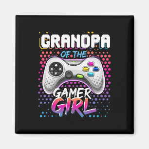 Das Gamer Girl Matching Video Game Birthday Gif Magnet