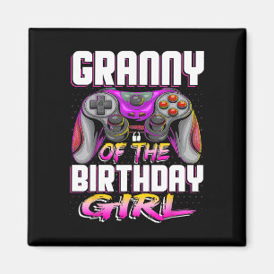 Das Gamer Girl Matching Video Game zum Geburtstag Magnet