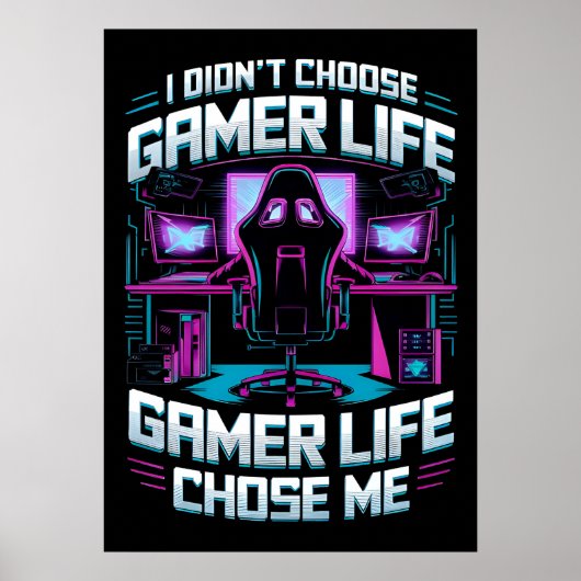 Das Gaming-Leben hat mich auserwählt  Poster (Vorne)