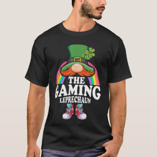 Das Gaming Leprechaun St Patricks Day Kostüm Famil T-Shirt