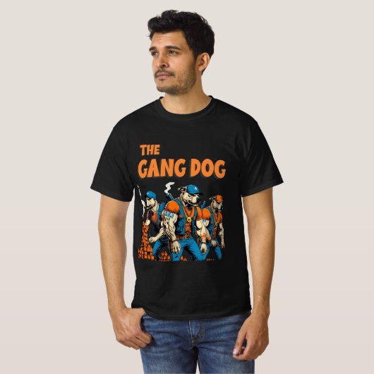Das Gang Dog Street Crew T-Shirt (Vorne ganz)