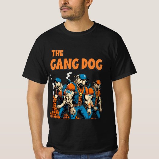 Das Gang Dog Street Crew T-Shirt (Vorderseite)