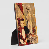 Das Gangster-Blonde-Mädchen Fotoplatte (Seite)