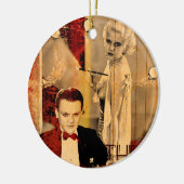 Das Gangster-Blonde-Mädchen Keramik Ornament (Links)