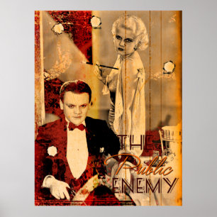 Das Gangster-Blonde-Mädchen Poster