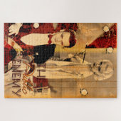 Das Gangster-Blonde-Mädchen Puzzle (Horizontal)