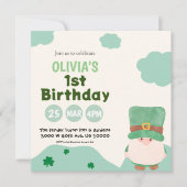 Das ganze Alter geschlechtsneutral st. Patricks Ge Einladung (Vorderseite)