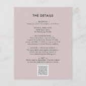 Das ganze Budget in einem Abstrakten Blumenzettel (Rückseite)