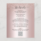 Das ganze Budget in einem Champagner Glitzer Hochz (Rückseite)