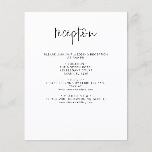 Das ganze Budget in einem Die Hochzeit des Minimal Flyer (Hinten)