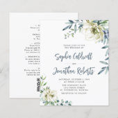 Das ganze Budget in einem Eukalyptus-Blumenzettel (Vorne/Hinten)