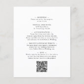 Das ganze Budget in einem Eukalyptus-Blumenzettel (Rückseite)