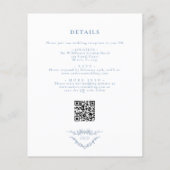 Das ganze Budget in einem französischen QR-Code Ho (Rückseite)