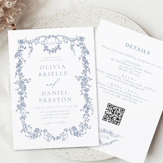 Das ganze Budget in einem französischen QR-Code Ho