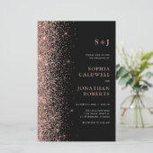 Das ganze Budget in einem Glitzer auf der Einladun (Stehend Vorderseite)