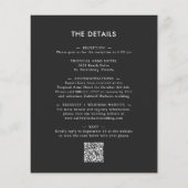 Das ganze Budget in einem Glitzer - Einladung zur  (Rückseite)