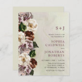 Das ganze Budget in einem Moody Floral Wedding Ein (Vorne/Hinten)