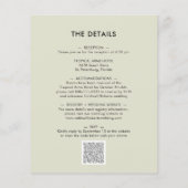 Das ganze Budget in einem Moody Floral Wedding Ein (Rückseite)