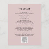 Das ganze Budget in einem Moody Floral Wedding Ein (Rückseite)