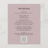 Das ganze Budget in einem Moody Floral Wedding Ein (Rückseite)