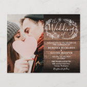 Das ganze Budget in einem rustikalen Foto für Hoch (Vorderseite)